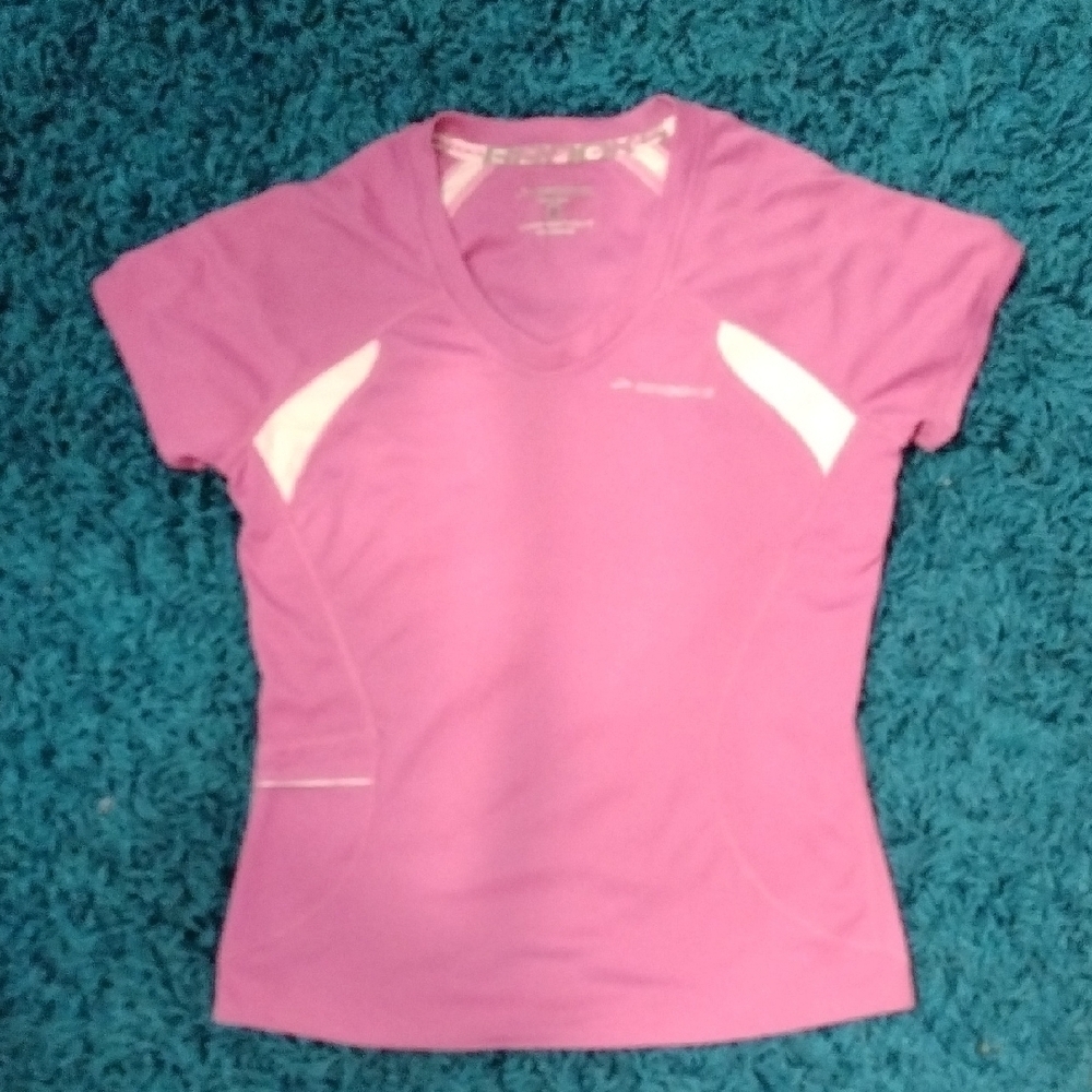 Brooks Pink/Purple Athletic Running Top